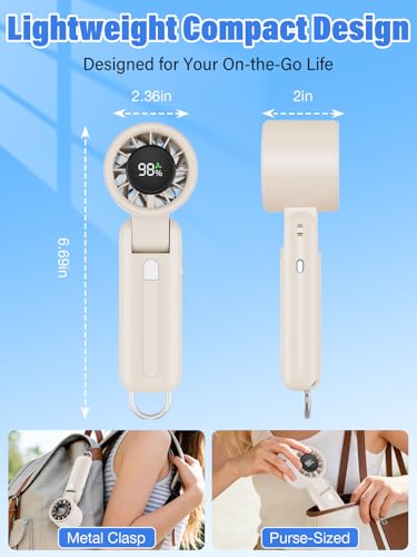 Portable Camping Fan Rechargeable LED