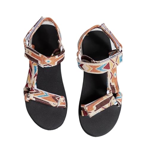 Womens Sandals Thick-soled large size beach sandals ethnic style women's sandals