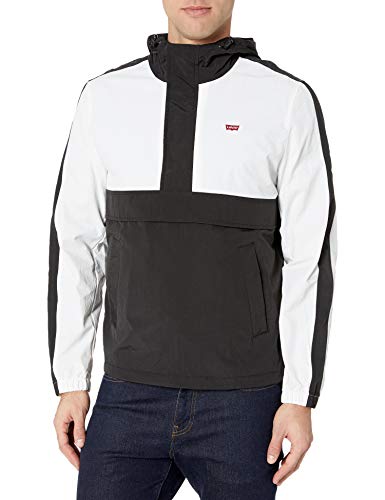 Levi's Men's Lightweight Taslan Hooded Popover Windbreaker Jacket