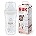 NUK biberon Perfect Match | 3+ mesi | Si adatta al palato | Controllo della temperatura | Sfiato anti-colica | 260 ml | Senza BPA | Tettarella media in silicone | Arcobaleno immagine
