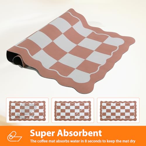 Kitchen Dish Drying Mat - Absorbent, Non-Slip, Quick Dry