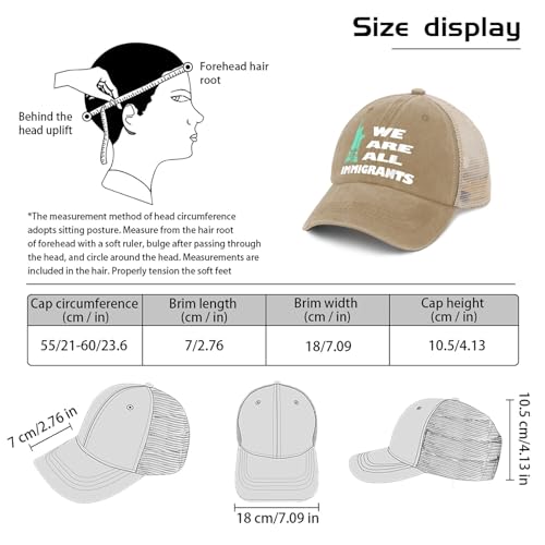 We are All Immigrants Golf hat Golf Cap for Friends4