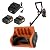 HEYWORK Cordless Snow Shovel, 20V 13-Inch Battery Powered Snow Thrower, Battery Snow Blower with Directional Plate & Adjustable Front Handle(4.0Ah Li-ion Battery*2 & Fast Charger Included),SS13D12