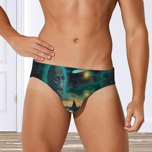 Aliens Men's Swimsuit Bikini Briefs Swim Underwear Stretchy Swimwear2