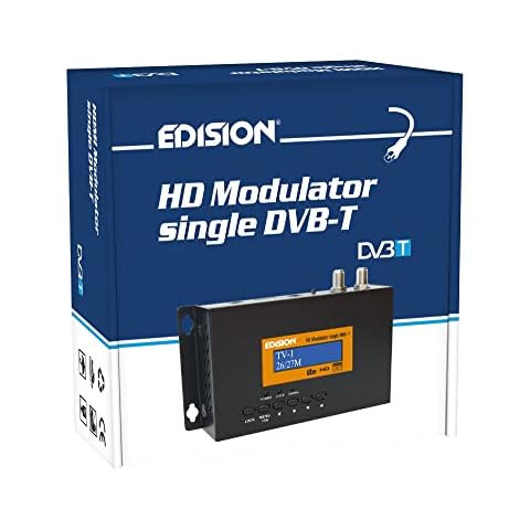 Edision HDMI Modulator single HDMI auf DVB-T (Full HD, HDTV, USB, MPEG4) schwarz Cover