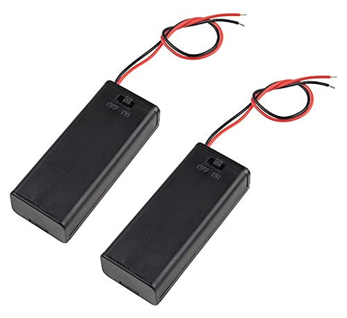 Scriptronics® 1.5V AA Battery Holder Case Wired Attached Cap On/Off Switch with Alligator Clip for Electronic Batteries (Pack of 2) (B09F4CTW15) Amazon Price History, Amazon Price Tracker