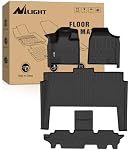 Nilight Floor Mats for Dodge Grand Caravan 7 Seats 2011-2021/2008-2016 Town & Country (Stow'n Go Only) All Weather Custom Fit Heavy Duty Floor Liners