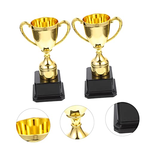 NUOBESTY 2Pcs Prêmios Crianças Competições Para Adereços Pequeno Troféu De Recompensa Adultos Crianç