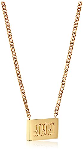 Angel Number Stainless Steel Pendant Necklace (999)2