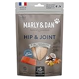 Marly & Dan Baked Salmon Jerky Snack Bar for Dogs w/Sweet Potato & Glucosamine - Treats Dogs Adore, Naturally Healthy & Functional Hip & Joint Recipe, Rich in Omega 3/6, 6 oz