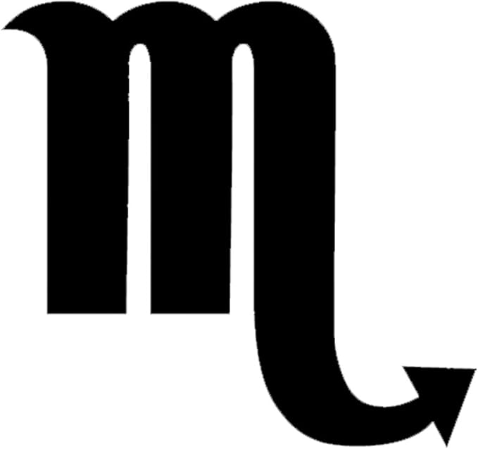 Zodiac Sign Scorpio Silhouette 6