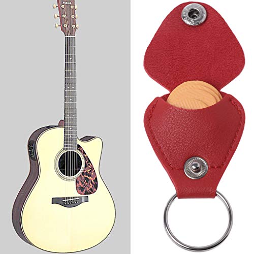 Laimoere Boîte de médiators en cuir synthétique pour guitare électrique acoustique - Les Beatles, Paul McCartney, John Lennon, RIngo Starr, George Harrison Laimoere Boîte de médiators en cuir synthétique pour guitare électrique acoustique – Image 3