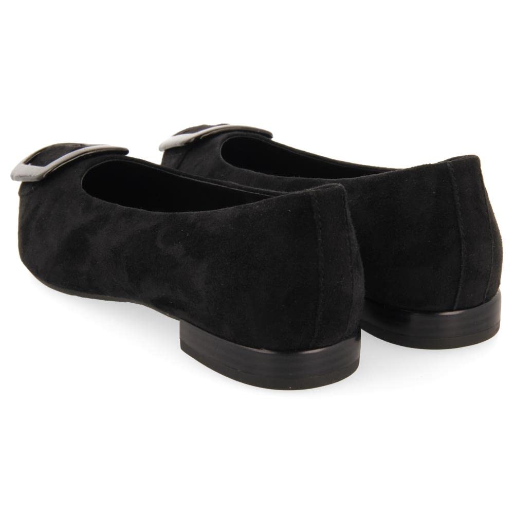GIOSEPPO Bailarinas Color Cuero de Piel con Detalle de Hebilla en Charol para Mujer ballstad
