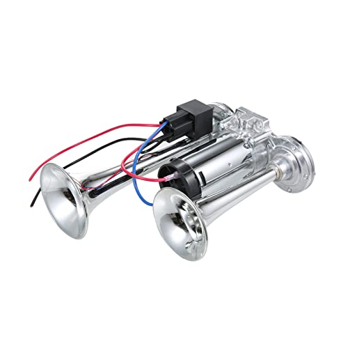 Bocina de aire universal de 12 V para viajar seguro en moto y scooter por ciudad 5
