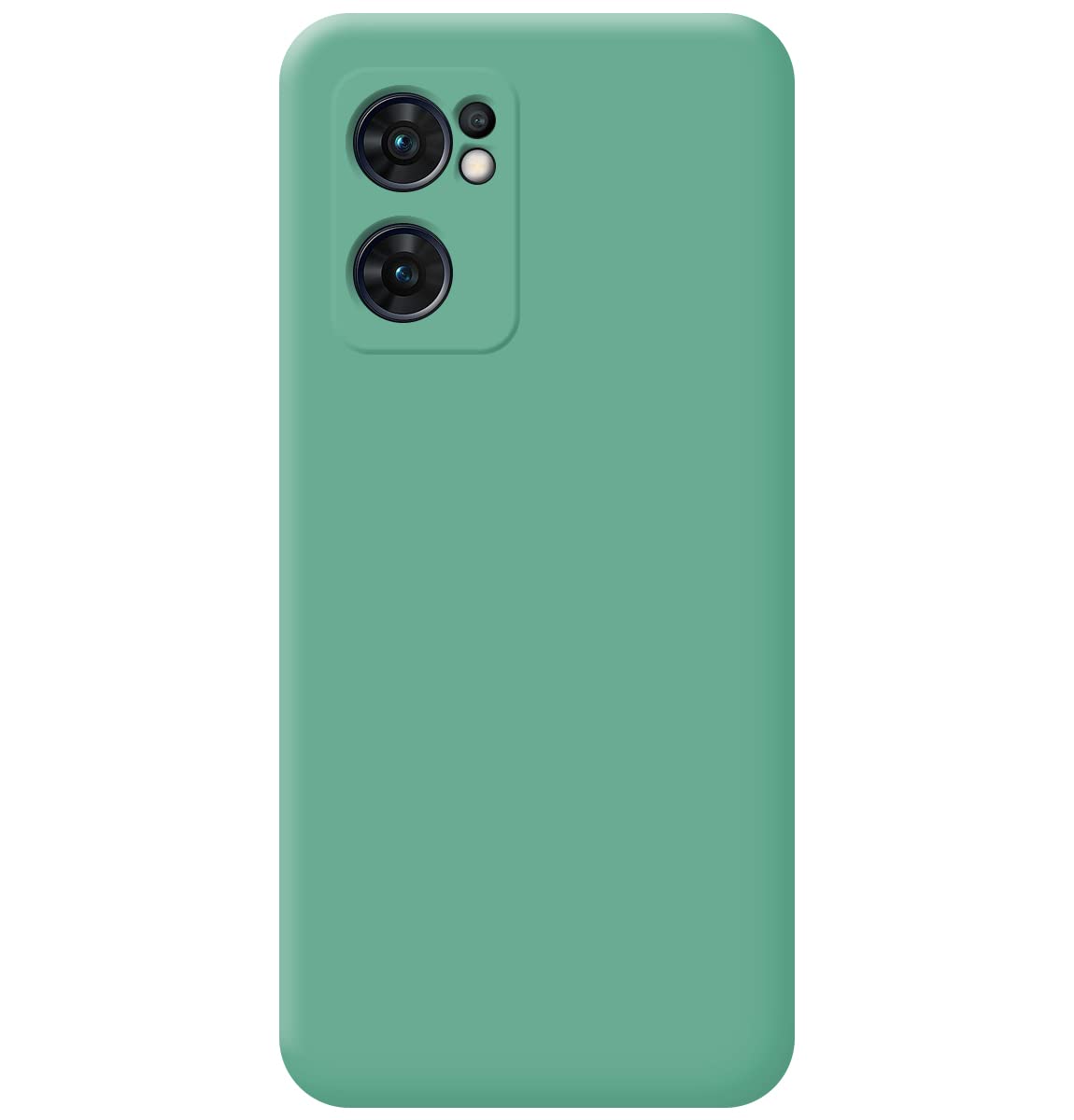 Tumundosmartphone Silicone Liquid Ultra Soft Case for Oppo Find X5 Lite 5G Colour - Green - Image 3