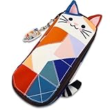 Multifonction : la trousse à crayons pour filles est un sac multifonctionnel qui peut répondre aux besoins pratiques de différentes personnes. Ce n'est pas seulement une trousse de papeterie pour les élèves du primaire, du collège, du lycée, mais aussi comme une petite trousse à maquillage.