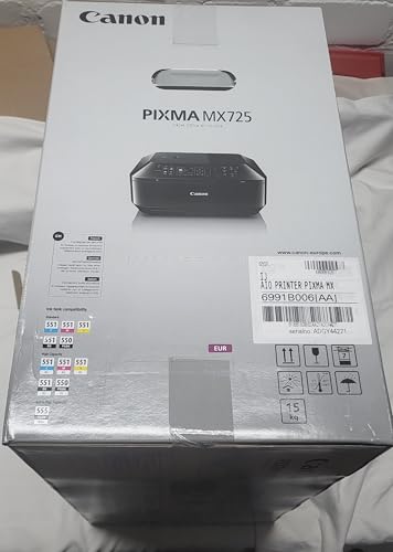 Canon Pixma MX725 All-in-One Multifunktionsgerät (Drucker, Scanner, Kopierer und Fax, USB, WLAN, LAN, Apple AirPrint) schwarz – Bild 4