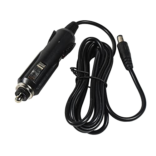 Cargador para auto HQRP 2.1mm x 5.5mm compatible con TV Supersonic miniatura 1