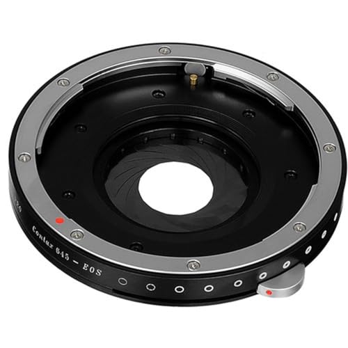Image of Fotodiox Pro Lens Mount Adapter Compatible with Contax 645 (C645) Mount Lenses to Canon EOS (EF, EF-S) Mount D /SLR Camera Body - with Gen10 Focus Confirmation Chip and Built-in Aperture Iris