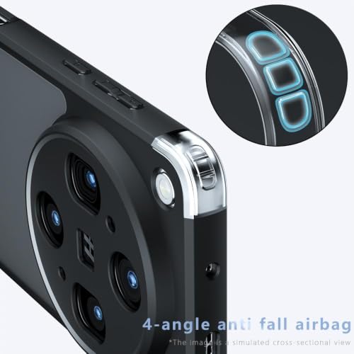 Image of Phone Case for Oppo Find X9 Ultra 5G, Matte PC+TPU Air Bag Cover, Air Bag Corner Protection, Anti-Fingerprint, Never Turns Yellow, Micro Arc Edge, Skin-Friendly Feel