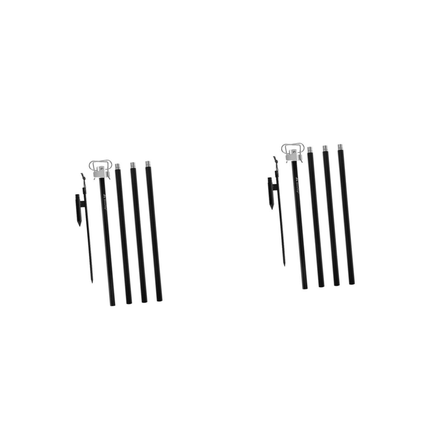TOYANDONA Supporto per Lampada A Doppia Testa Lanterna A LED da Campeggio Portalampada in Metallo Supporto per Lampada da Esterno Palo per Lampada da Esterno Palo per Lampada da