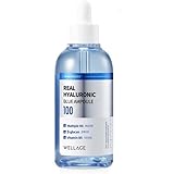 WELLAGE (ウェラージュ) リアルヒアルロニックブルー100アンプル (100ｍl) ヒアルロン酸配合 濃密美容液 (日本正規代理店品) スキンケア