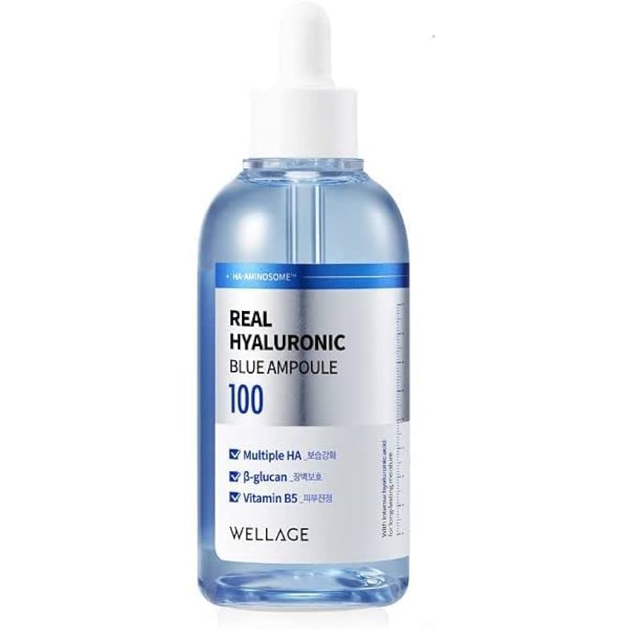 WELLAGE リアルヒアルロニック ブルーアンプル100ml+75ml SET 2本セット】wellageリアルヒアルロニックブルーアンプル(100ml×2