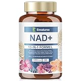 NAD Supplement 1200mg, NAD+ 13 in 1 Superior Antioxidantienmischung mit Maximaler Absorption für Zelluläre Energie und Unterstützung Eines Gesunden Alterns, 120 Kapseln