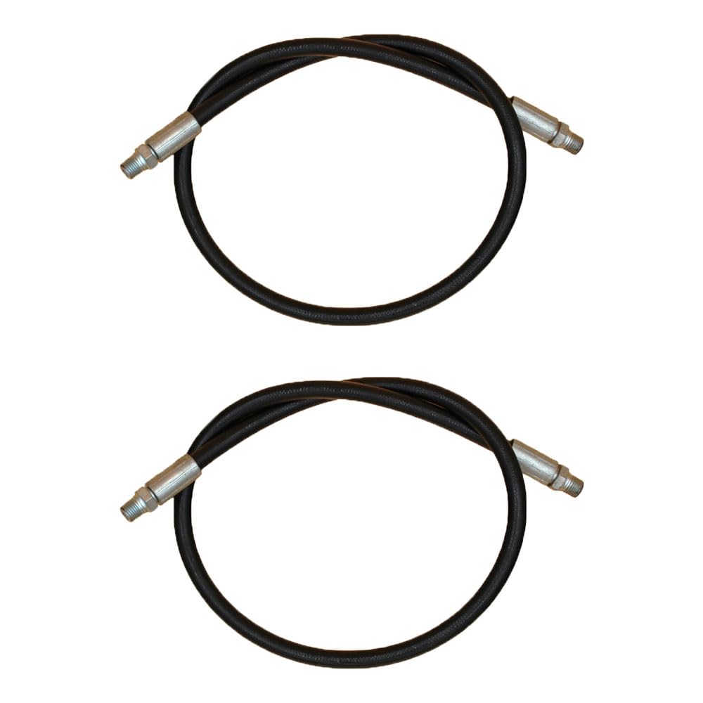 RAParts Set of (2) High-Pressure Hydraulic Hoses 1/4