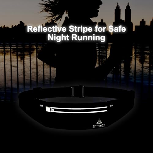 Running Belt Running Phone Holder - Fanny Pack For Hiking Essentials, Travel Essentials, And Money Belt. Bounce-Free Alternative For a Running Vest as You Can Carry Your Valuables by Triumph Bull - Image 6