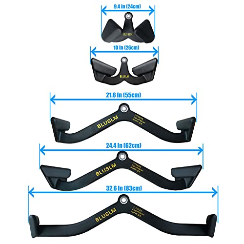 Bluslm Lat Pull Down Bar For Cable Machine, Lat Pulldown Attachments T Bar V Bar Cable Attachment thumb #1