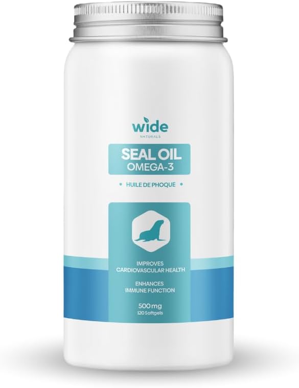 WIDE Naturals Seal Oil Omega 3 (120 Softgels)