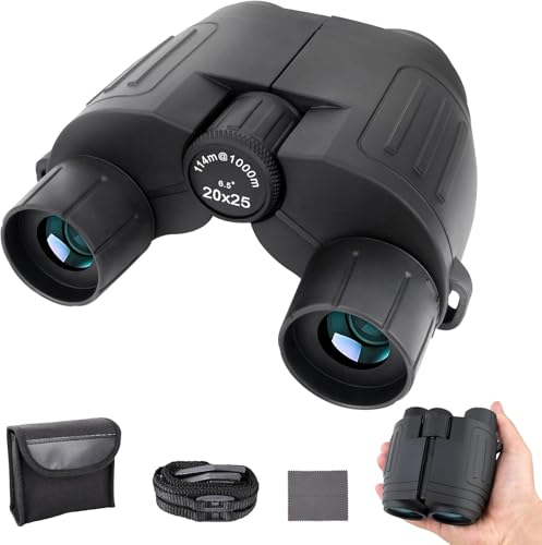 Compacto Prismáticos para Observación de Aves, Teatro y Conciertos, Caza y Juegos Deportivos