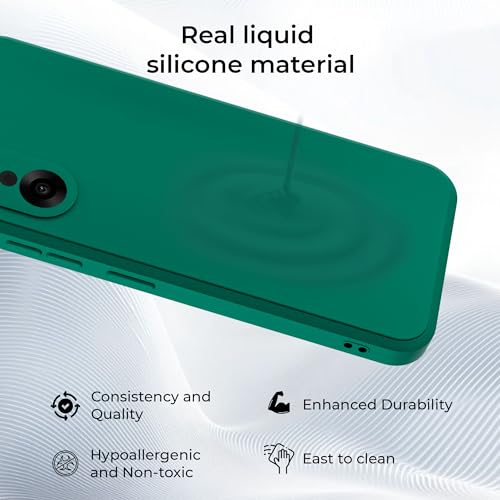 Image of A rtistque Back Cover Case for OnePlus Nord CE 5 5G | Premium Green Matte Cover | Camera Protection | Shockproof TPU | Slim Stylish Design | OnePlus Nord CE 5 Back Cover - Green
