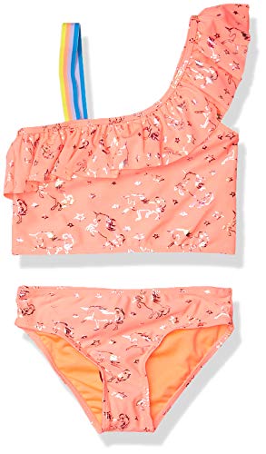 Image of Limited Too Girls' Printed Two Piece Swimsuit with Ruffle Trim