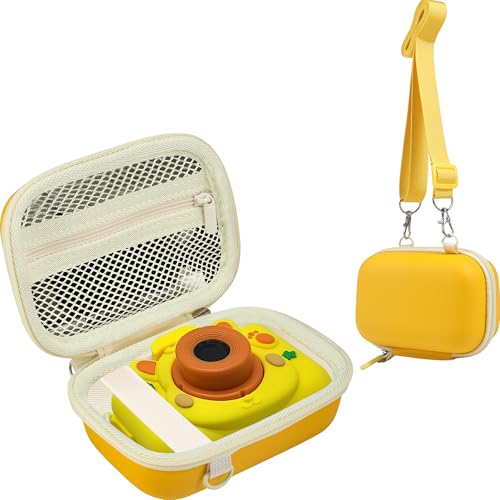 Leayjeen Kids Camera Case for Goopow/Mgaolo Kids Camera-Yellow