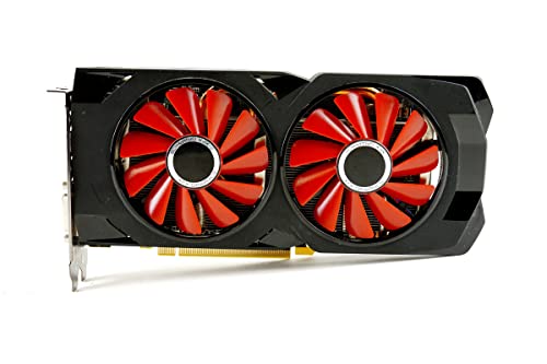 Image of XFX Radeon RX Black Edition 1328MHz, 8gb 256bit GDDR5, DX12 VR Ready, Dual BIOS, 3xDP HDMI DVI, AMD pci e Graphics Card (RX-570P8DBD6)
