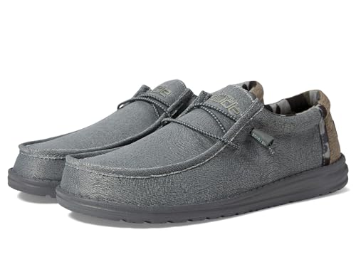 Image of Hey Dude Men's Wally Baja Beachcomber Size 12 | Men's Shoes | Men's /Women's Lace Up Loafers | Comfortable & Light-Weight
