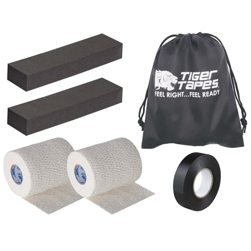 PHYSIQUE TIGERTAPES Rugby Lifting Kit - Rugby Lineout Lifting Tape Lifting blocks Eab Tear Tape Maximum Support for Rugby Players NOW WITH A FREE DRAWSTRING BAG INCLUDED! (White)