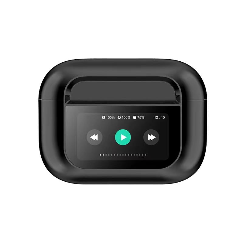 Wireless Earphones Bluetooth 5 4 Headphones with LED Touch Screen Charging Case IPX5 Waterproof in-Ear Earbuds with Mic