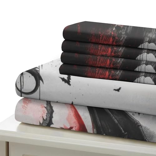 Housse de couette tête de mort 220 x 240 cm finitions premium - 6