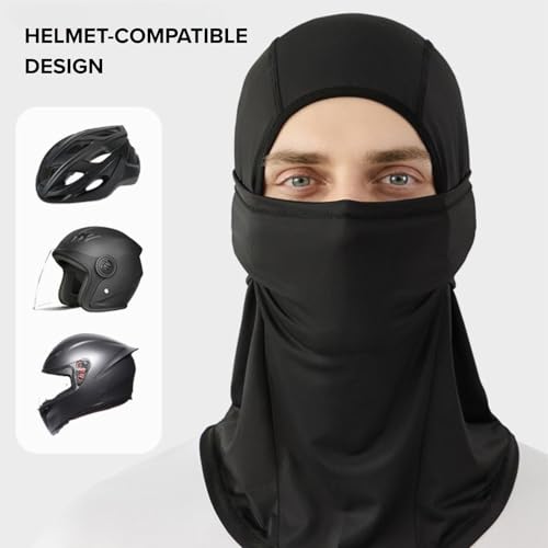 Image of Balaclava Ski Mask Summer Cooling Face Cover Lightweight Shiesty Mask for Men Women UV Protector Unisex Motorcycle