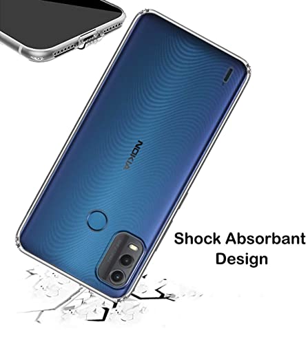 Image of Transparent Soft Silicone TPU Flexible Back Cover Compatible with Nokia G11 Plus