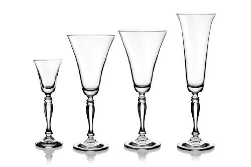 Jogo de Taças Para Licor Victoria em Cristal Ecologico, A17,5cm, 6 unidades, 50ml, Bohemia