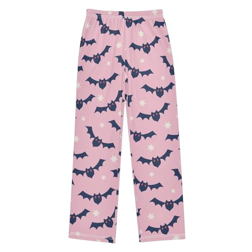 Boys' Pants Bat Cute Halloween Long Bottoms Jogger Pants Elastic Waist Trousers with Pockets S-XL