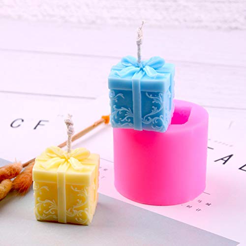 youngfate Kerzenform Zum GieÃen Set Silikon Stumpenkerze Zylinder Weihnachten Weihnachtszeder Fondant DIY Aromatherapie Kerzenform Handgemachte Seifenform GröÃe (01) – Bild 4