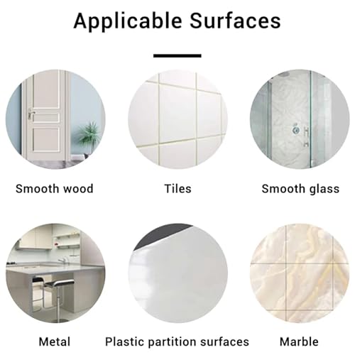 Modurio 12 Stück Selbstklebende Haken, 7x7cm Duschregal Klebehaken - Klebehaken Transparent Ohne Bohren, Ohne Lochung Duschablage Ersatzhaken für Küche, Baden,Wohnzimmer, Toilette, Türwand