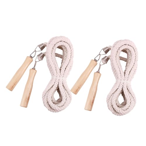 Cordes à sauter longues pour jeux de groupe et entraînement physique en coton