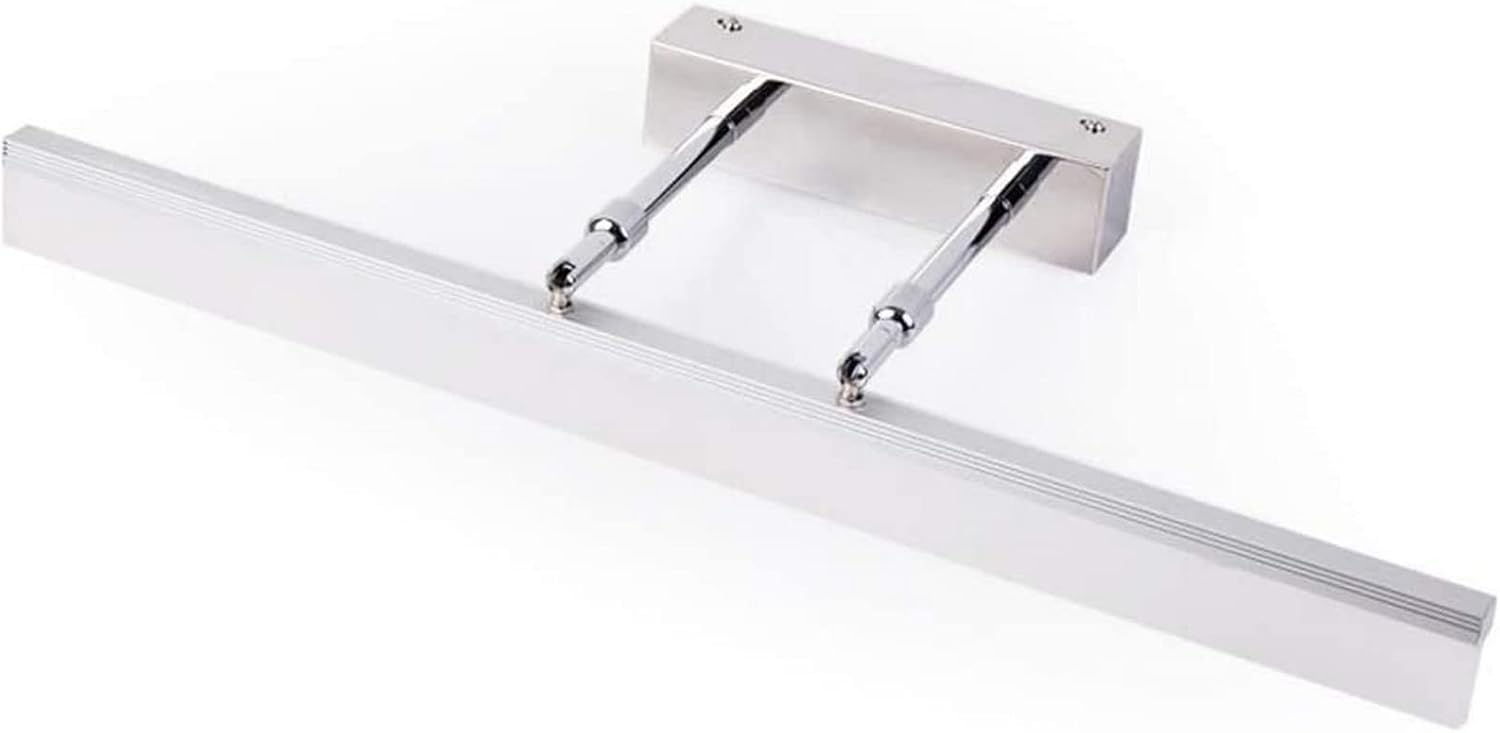 LED Spiegelleuchte Badezimmer Spiegel Badezimmer Schrank Licht Wasserdicht Nebel in Länge einziehbar Silber Dekoration für zu Hause Wand, Kronleuchter