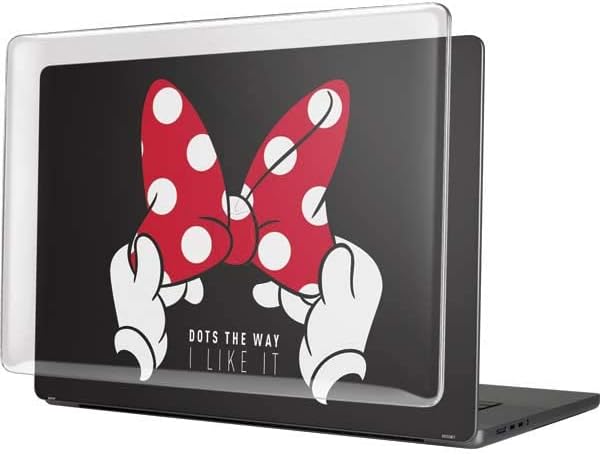 Skinit Case + Skin Compatible with MacBook Pro 16in (2021) - Officially Licensed Disney Minnie Mouse Dots The Way Design